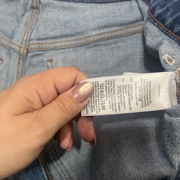 Madewell Sz 22W The Denim Emmett Short: Patch Pocket Edition - Picture 10 of 12